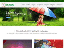 Tablet Screenshot of colorstylebd.com